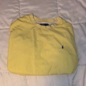 Polo by Ralph Lauren Vintage Crewneck | Size:L | Yellow | Nylon Lining | Used